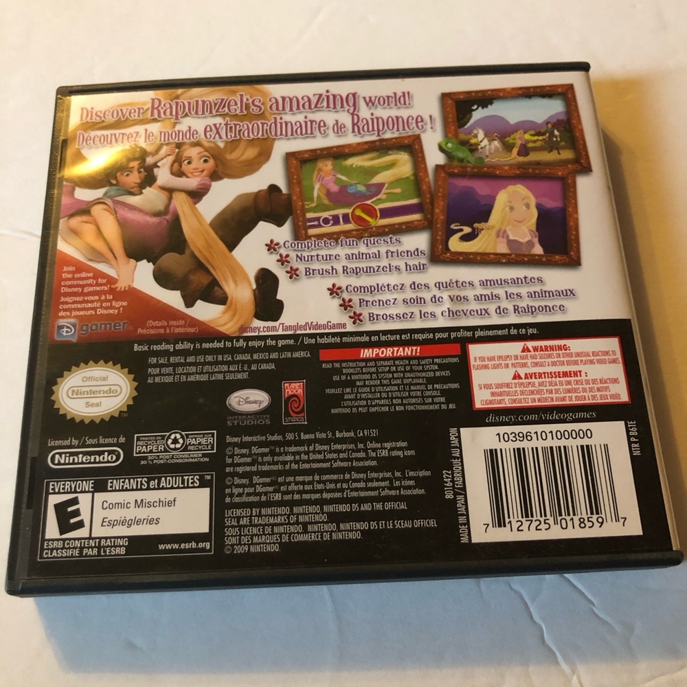 Disney Tangled - Nintendo DS Complete And Tested - Picture 4 of 4